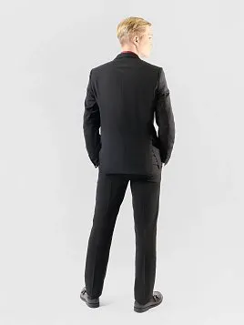 КОСТЮМ МУЖСКОЙ PEPLOS SU25014-R ЧЁРНЫЙ