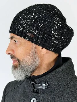 ШАПКА МУЖСКАЯ PEPLOS HM2314 ЧЁРНЫЙ