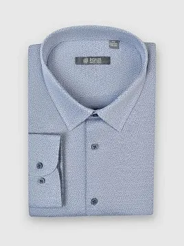 СОРОЧКА МУЖСКАЯ PEPLOS SH24135-R СИНИЙ