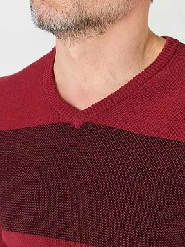 ПУЛОВЕР МУЖСКОЙ PEPLOS KN23P008 БОРДОВЫЙ