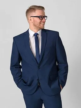 КОСТЮМ МУЖСКОЙ PEPLOS SU20025-C СИНИЙ