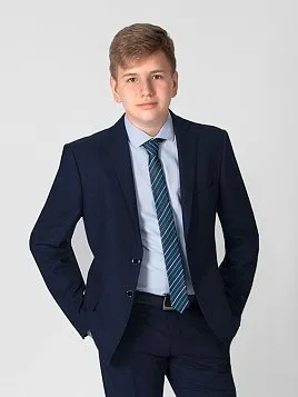 КОСТЮМ ПОДРОСТКОВЫЙ PEPLOS SU23T002-SL ТЕМНО-СИНИЙ