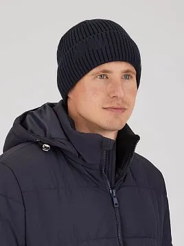 МУЖСКАЯ ШАПКА HM2613 ТЕМНО-СИНЯЯ