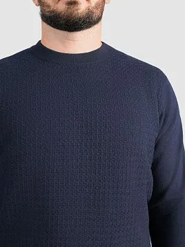 ДЖЕМПЕР МУЖСКОЙ PEPLOS KN25J017 ТЕМНО-СИНИЙ
