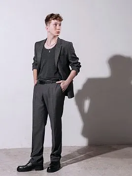 КОСТЮМ МУЖСКОЙ PEPLOS SU23106-C ТЕМНО-СЕРЫЙ