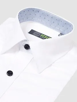 СОРОЧКА ДЛЯ МАЛЬЧИКА PEPLOS SH22J002-K-R БЕЛЫЙ