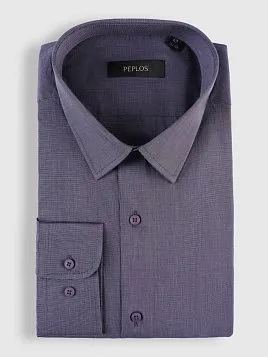 СОРОЧКА МУЖСКАЯ PEPLOS SH25111-R ФИОЛЕТОВЫЙ