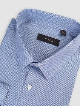 МУЖСКАЯ СОРОЧКА SH26135-C СИНЯЯ