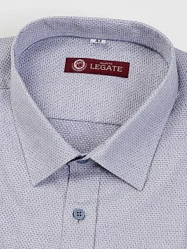 СОРОЧКА МУЖСКАЯ MAJESTIC LEGATE SH20069-SL СИНИЙ