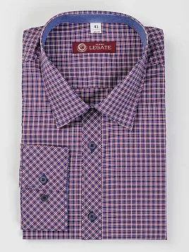СОРОЧКА МУЖСКАЯ MAJESTIC LEGATE SH20121-SL БОРДОВЫЙ