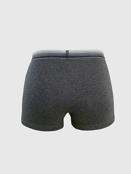 ТРУСЫ БОКСЕРЫ МУЖСКИЕ PEPLOS UW23010-BX ТЕМНО-СЕРЫЙ
