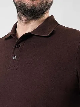 РУБАШКА-ПОЛО МУЖСКАЯ PEPLOS TSP25008-R КОРИЧНЕВЫЙ