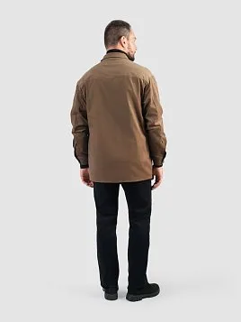 РУБАШКА МУЖСКАЯ PEPLOS JA25139-O КОРИЧНЕВЫЙ