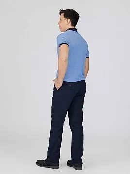 ТЕМНО-СИНИЕ БРЮКИ ИЗ ХЛОПКА P2624-R