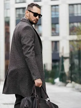 ПАЛЬТО МУЖСКОЕ PEPLOS OW2502-CT МУЛЬТИКОЛОР