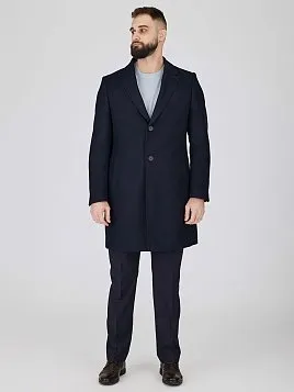 ТЕМНО-СИНЕЕ ПАЛЬТО OW26212-LR