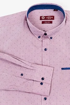 СОРОЧКА МУЖСКАЯ MAJESTIC LEGATE SH19121-SL БОРДОВЫЙ