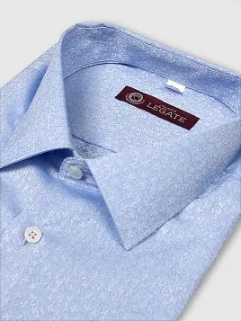 СОРОЧКА МУЖСКАЯ MAJESTIC LEGATE SH20079-SL ГОЛУБОЙ