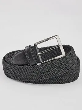 РЕМЕНЬ МУЖСКОЙ BELT-26-S1-1 ЧЁРНЫЙ