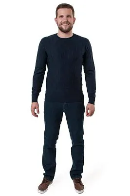 ДЖЕМПЕР МУЖСКОЙ PEPLOS KN19J020 ТЕМНО-СИНИЙ