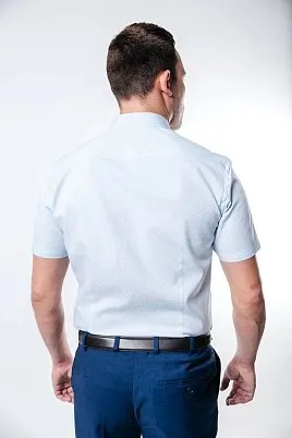 СОРОЧКА МУЖСКАЯ PEPLOS SH19004-K-SL БЕЛЫЙ