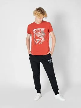 ФУТБОЛКА МУЖСКАЯ PEPLOS TS21114-R ОРАНЖЕВЫЙ