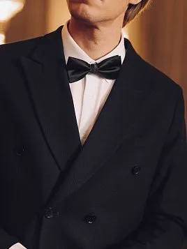 КОСТЮМ МУЖСКОЙ PEPLOS SU25123-R ЧЁРНЫЙ