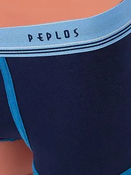 ТРУСЫ БОКСЕРЫ МУЖСКИЕ PEPLOS UW22016-BX ТЕМНО-СИНИЙ
