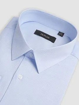 МУЖСКАЯ СОРОЧКА SH26061-SL ГОЛУБАЯ
