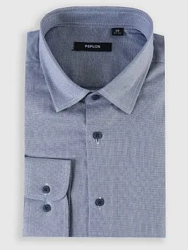 СОРОЧКА ПОДРОСТКОВАЯ PEPLOS SH24T132-R СИНИЙ