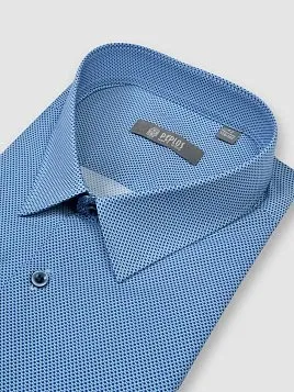 СОРОЧКА МУЖСКАЯ PEPLOS SH24242-C БИРЮЗОВЫЙ