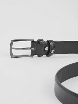 РЕМЕНЬ МУЖСКОЙ PEPLOS BELT-26-C12-6 ЧЁРНЫЙ