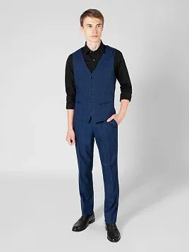 ЖИЛЕТ ПОДРОСТКОВЫЙ PEPLOS V21T012-001-2 ТЕМНО-СИНИЙ 