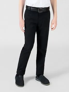 БРЮКИ ДЛЯ МАЛЬЧИКА МЛ. ШКОЛА PEPLOS P21B07-SL ЧЕРНЫЙ