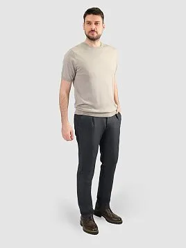 БРЮКИ МУЖСКИЕ PEPLOS TR25110-216П ТЕМНО-СЕРЫЙ