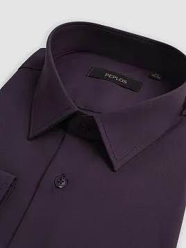 МУЖСКАЯ СОРОЧКА SH26112-SL ФИОЛЕТОВАЯ