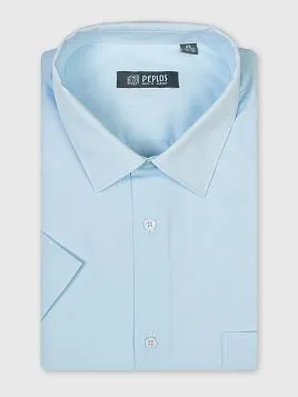 СОРОЧКА МУЖСКАЯ PEPLOS SHB060-K-SL ГОЛУБОЙ