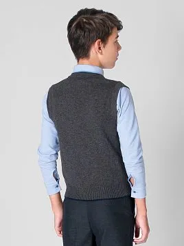 ЖИЛЕТ ДЛЯ МАЛЬЧИКА PEPLOS JKN16V007 СЕРЫЙ