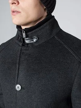 ПАЛЬТО МУЖСКОЕ PEPLOS OW2205-CT СЕРЫЙ