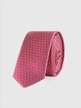 ГАЛСТУК МУЖСКОЙ PEPLOS КРАСНЫЙ. МИКРОДИЗАЙН (250/168)