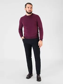 ДЖЕМПЕР МУЖСКОЙ PEPLOS KN24J015 БОРДОВЫЙ