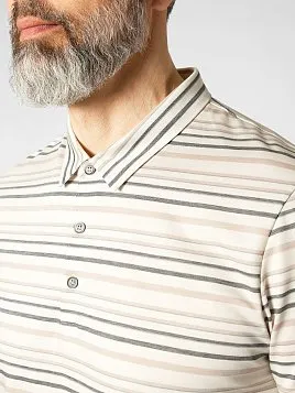 РУБАШКА-ПОЛО МУЖСКАЯ PEPLOS TS22005-P БЕЖЕВЫЙ