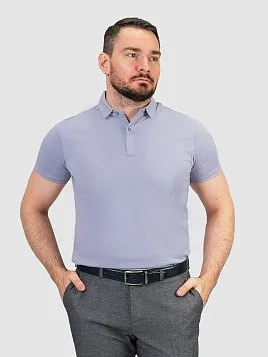 РУБАШКА-ПОЛО МУЖСКАЯ PEPLOS TSP25053-R ГОЛУБОЙ