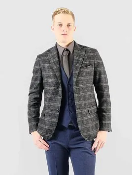 ПИДЖАК МУЖСКОЙ PEPLOS JA25117-С ТЕМНО-СЕРЫЙ