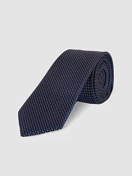 ГАЛСТУК МУЖСКОЙ PEPLOS ТЕМНО-СИНИЙ. МИКРОДИЗАЙН (250/157490-1)