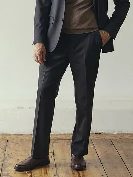 СЕРЫЙ МУЖСКОЙ КОСТЮМ ИЗ ЭЛАСТИЧНОЙ ТКАНИ SU26122-R