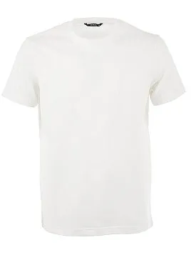 ФУТБОЛКА ИЗ ФАКТУРНОЙ ТКАНИ TSR26104-R МОЛОЧНЫЙ ОТТЕНОК