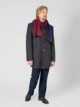 ПАЛЬТО МУЖСКОЕ PEPLOS OW2207-CT СЕРЫЙ