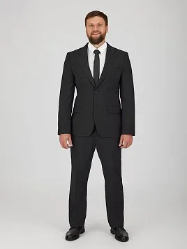 МУЖСКОЙ КОСТЮМ SU26009-R ЧЁРНЫЙ