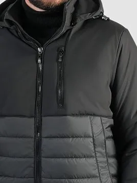 КУРТКА МУЖСКАЯ PEPLOS OW2515-JА ЧЁРНЫЙ